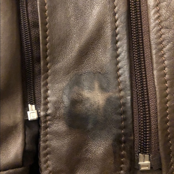 Men’s Italian leather jacket. M. NWT. - Picture 12 of 13